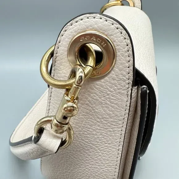 Leather Coach Kleo 17 Convertible Purse Bag & Mini Skinny ID Card Case - Picture 6 of 13